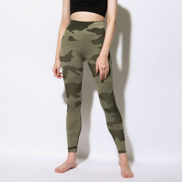 【ECOALF】 CAMOUFLAGE レギンス / CAMOUFLAGE LEGGING WOMAN カーキ(濃)