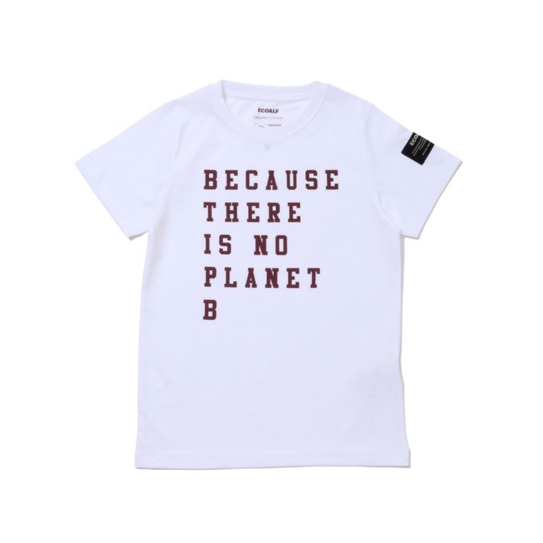 【ECOALF】 BECAUSE キッズTシャツ / NATAL BECAUSE PRINT WINE TSHIRT ホワイト