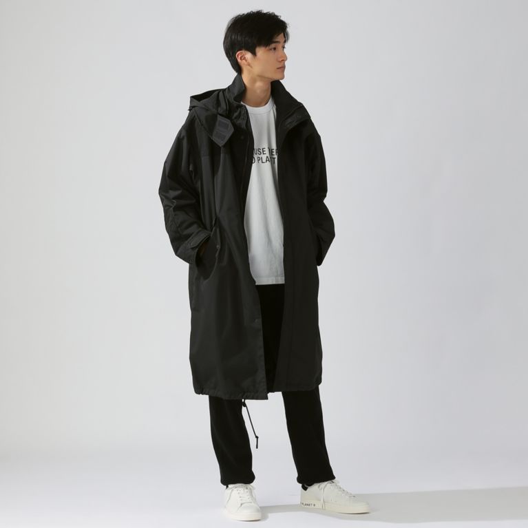 【ECOALF】 【日本限定企画】 JAPAN リミテッド モッズコート / JAPAN LIMITED MODS COAT 黒