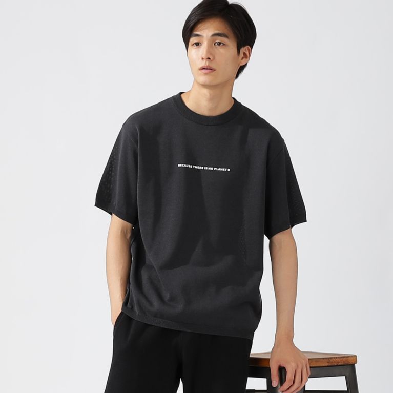 【ECOALF】 【日本限定企画】 WASHI ニットプルオーバー /JAPAN WASHI KNIT for MEN ネイビー